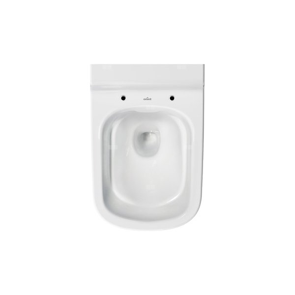 Miska WC zawieszana CERSANIT CASPIA bez deski, ceramiczna, kolor: biały, odpływ poziomy, spłukiwanie: 2,5-5l, bez kołnierza wewnętrznego