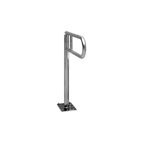 UCHWYT PODŁOGOWY DO WC 60 CM UCHYLNY