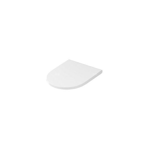 Deska sedesowa wolnoopadająca CERSANIT LARGA OVAL SLIM duroplast, antybakteryjny , kolor: biały, zawias: stal nierdzewna, łatwe wypinanie