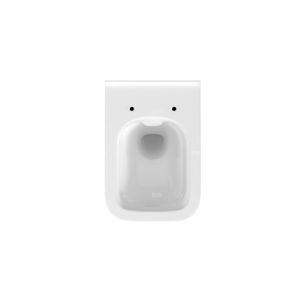 Miska WC zawieszana CERSANIT CREA SQUARE bez deski, ceramiczna, kolor: biały, spłukiwanie: 3-5l