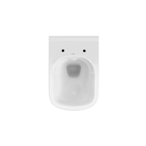 Miska WC zawieszana CERSANIT COLOUR SET 652, ceramiczna, kolor: biały, odpływ poziomy, spłukiwanie: 3-5l, bez kołnierza wewnętrznego