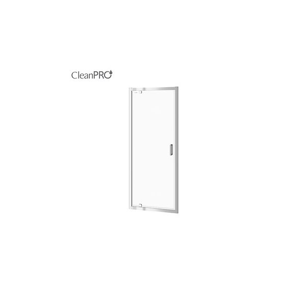 DRZWI PIVOT KABINY PRYSZNICOWEJ ARTECO 80X190 SZKŁO TRANSPARENTNE