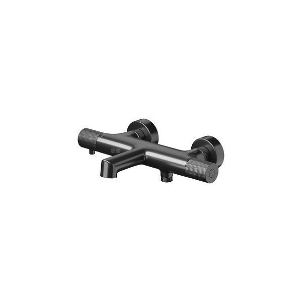 BATERIA WAN-NATR TERMOSTATYCZNA ŚCIENNA ZEN CZARNY GUN METAL
