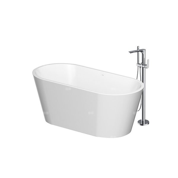 SET B722 WANNA WOLN. CREA OWAL 160X75+BATERIA WOLN. CREA CHR WIR