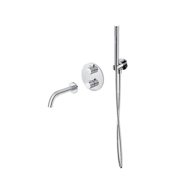 SET B724 BATERIA WAN-NAT POD+ZESTAW NATR. Z PRZYŁ.+WYLEWKA ZEN CHR WIR