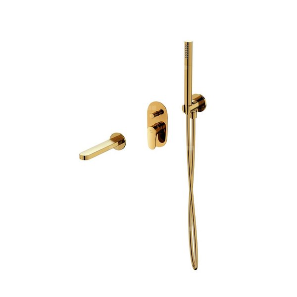 SET B735 BATERIA WAN-NAT POD+ZEST NAT Z PRZY.+WYLEW. INVERTO ZŁOTY WIR