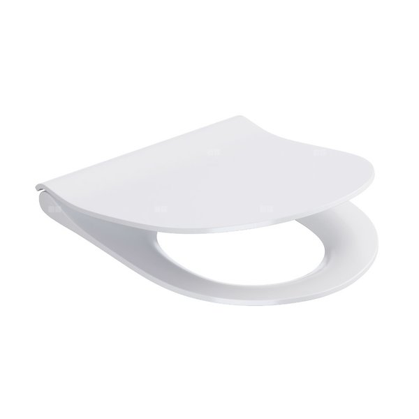 Deska sedesowa wolnoopadająca CERSANIT ZEN CITY OVAL  SLIM duroplast, antybakteryjny , kolor: biały, zawias: stal nierdzewna, łatwe wypinanie