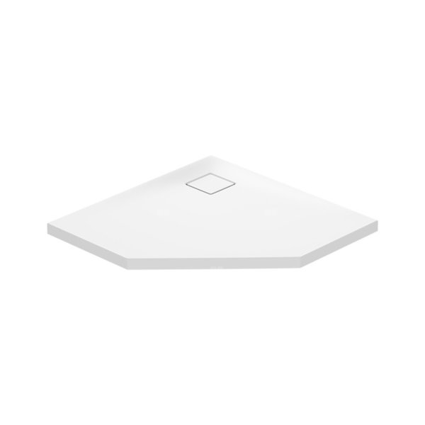 SET B545 BRODZIK PIĘCIOKĄTNY TAKO SLIM 90X4 + SYFON (VIRT)