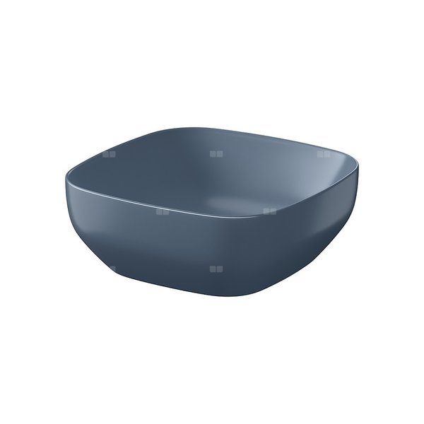 UMYWALKA NABLATOWA LARGA KWADRATOWA (38X38) NIEBIESKI MAT BOX