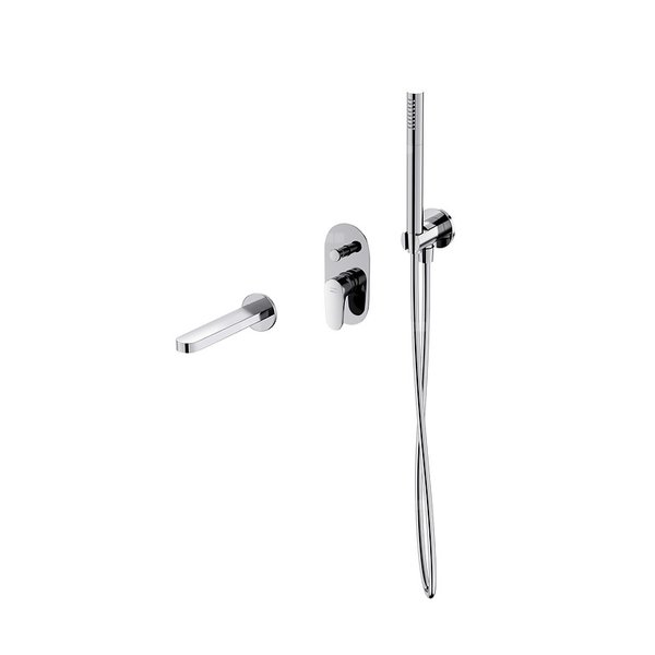 SET B728 BATERIA WAN-NAT POD+ZEST. NATR. Z PRZY.+WYLEW INVERTO CHR WIR