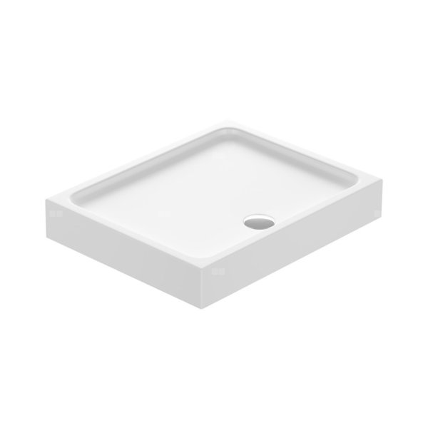 BRODZIK PROSTOKĄTNY TAKO 100X80X16 ZINTEGROWANY
