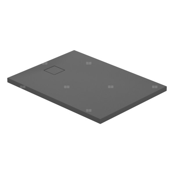 SET C254 BRODZIK PROST TAKO SLIM 120X90X4,5 SZARY MAT + SYFON (VIRT)