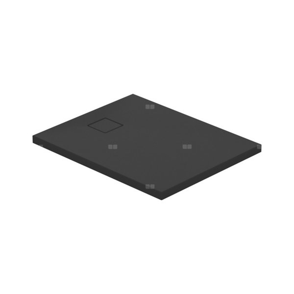 SET C259 BRODZIK PROST TAKO SLIM 100X80X4,5 CZARNY MAT + SYFON (VIRT)