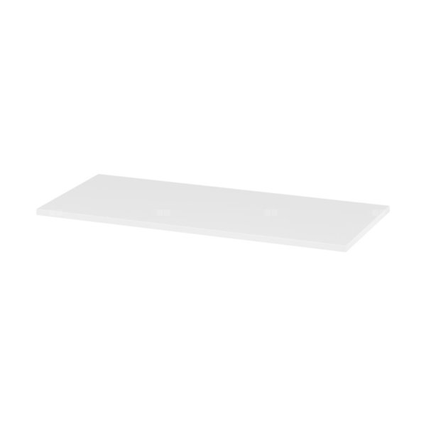 Blat umywalkowy CERSANIT TIRSO, szer. 1000mm, gł. 450mm, dwustronnie laminowana płyta wiórowa, kolor biały mat