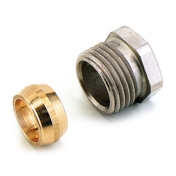 Złączka zaciskowa z pierścieniem mosiężnym 12-3/8"