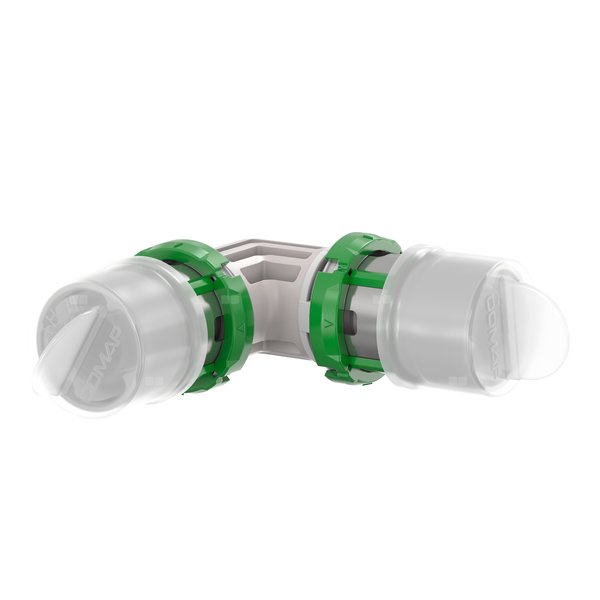 Kolano 90' COMAP MultiSkin Visu-Control, PP-su, 16x2 (MZ)