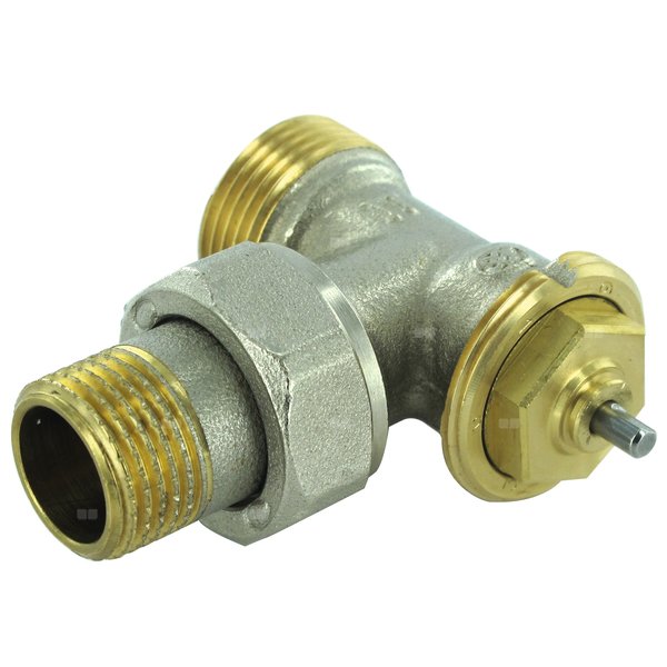 Zawór grzejnikowy termostatyczny COMAP R808 kątowy, połączenie 1/2'' (niklowanie)