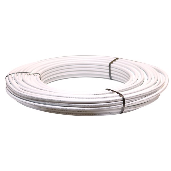 Rura PE-Xc/AL/PE-Xc COMAP MultiSkin4 14 mm x 2 mm, izolacja kolor biały - kręgi 100m wielowarstwowa gładka