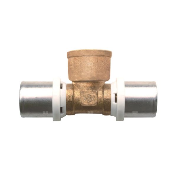 Trójnik CONEX BÄNNINGER BF7130 G mosiądz 16 mm x 1/2'' x 16 mm (złącze zaciskowe x GW x złącze zaciskowe)