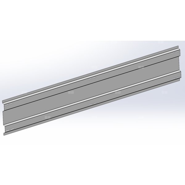 Wiatrownica trapezowa L1850 (1850x285x0,5)