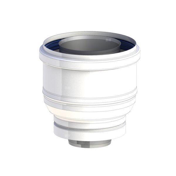 CONCEPT Adapter dla kotła Beretta Mynute, MySmart, Ciao, Quadra, rozszerzająca fi 60/100- fi 80/125, PP