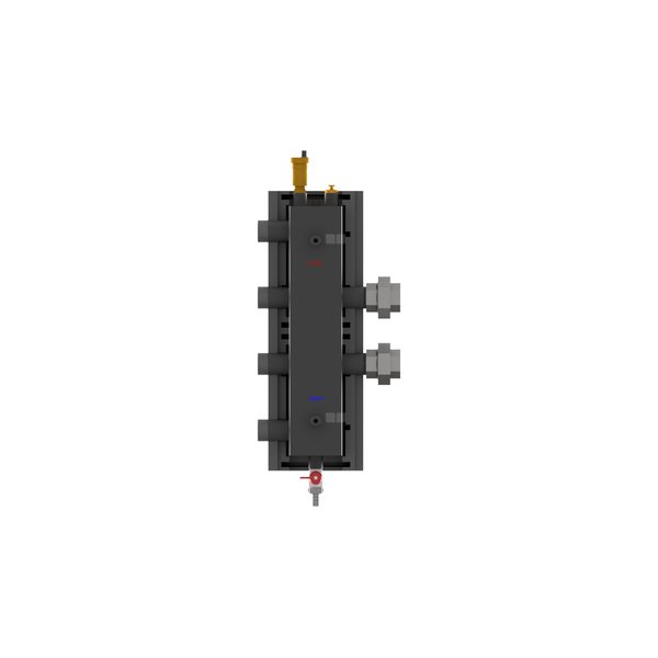 CONCEPT Sprzęgło hydrauliczne (zwrotnica) ZH 100 2F - DN 32 z izolacją, dla 2 źródeł ciepła