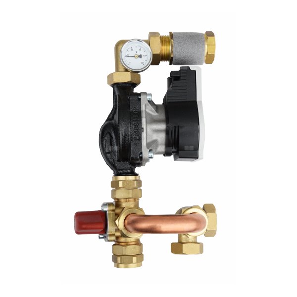 CONCEPT Grupa mieszająco - pompowa M-GPT - DN20 z pompą Grundfos UPM3S Auto 15-60