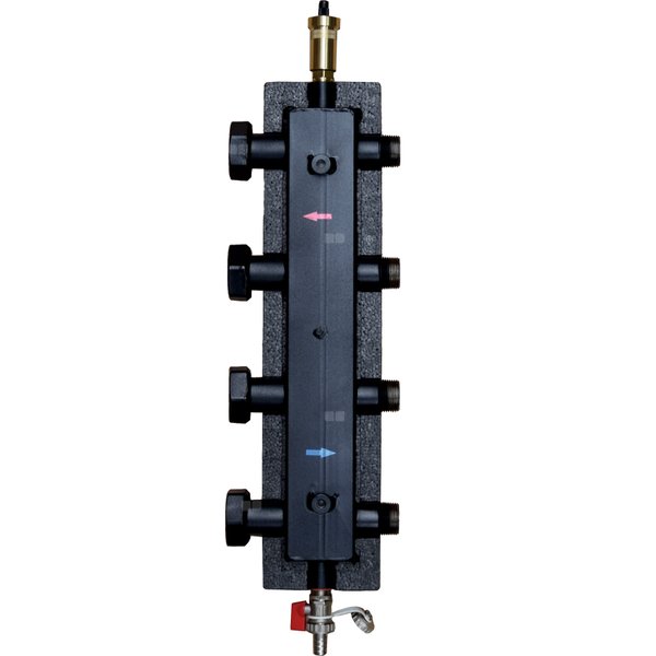 CONCEPT Sprzęgło hydrauliczne (zwrotnica) ZH - 25 2F z izolacja, dla 2 źródeł ciepła