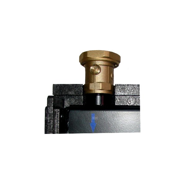 CONCEPT Łącznik DN 32 (11/4" x 2") z wbudowanym zaworem kulowym, z nakrętką mosiężną