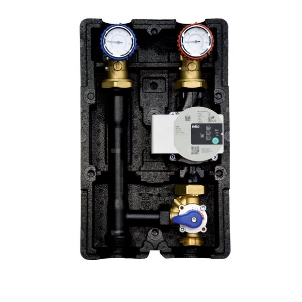 Grupa pompowa Concept by Womix GP-T 25 - z zaworem 3-drogowym (Grundfos UPM3 AUTO L 25-70)