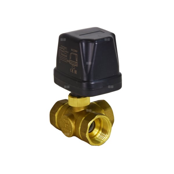 Elektrozawór kulowy DN25 - 3 drogowy