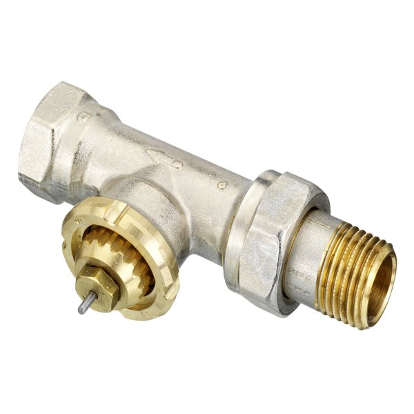 Zawór grzejnikowy DANFOSS, połączenie 1/2'' (niklowanie)