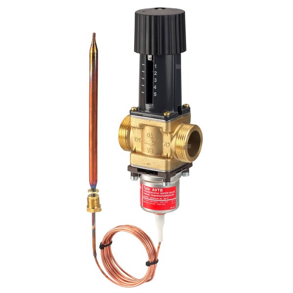 Regulator temperatury AVTB (szybkie), PN 16, DN 20, 3.40 m³/h, 20'C - 60'C, 2.0 m, gwint wewnętrzny, kompletny