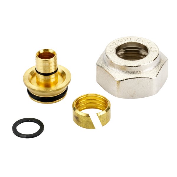 Zestaw przyłączeniowy z pierścieniem zaciskowym DANFOSS mosiądz 3/4''