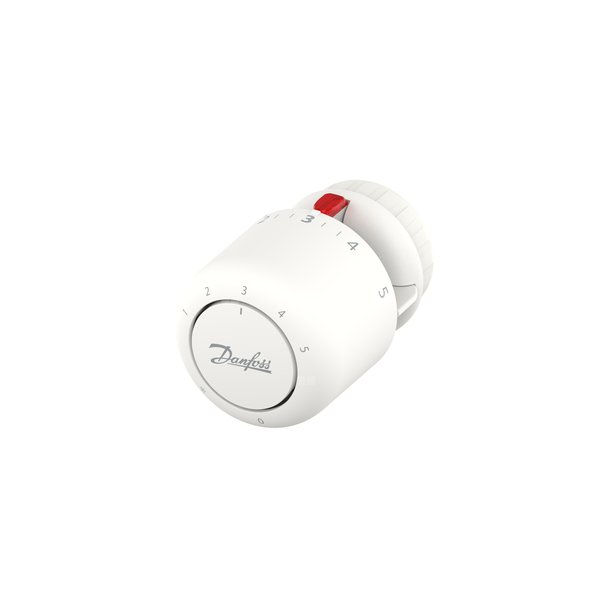 Danfoss Aero™ gazowa głowica z blokadą "0" do zaworów Danfoss RA.