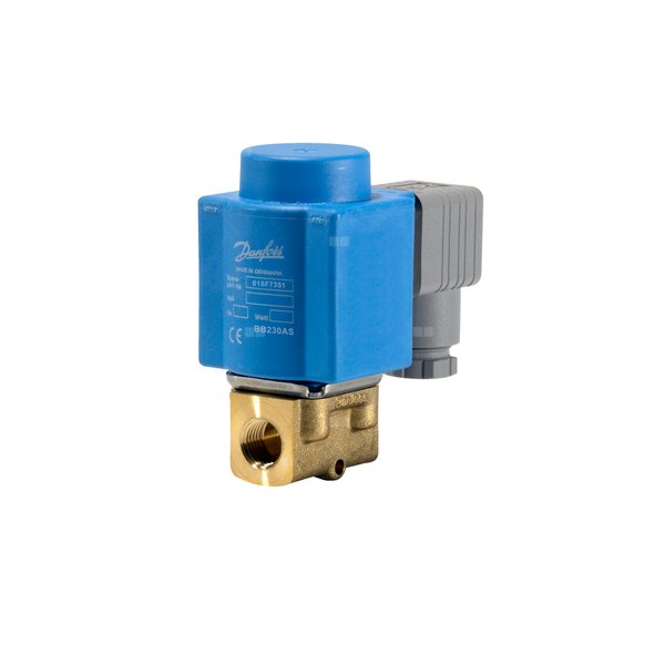 Zawór elektromagnetyczny EV210B, Funkcja: NC, G, 1/4, 0.300 m³/h, FKM