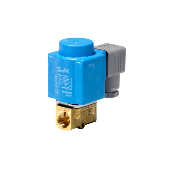 Zawór elektromagnetyczny EV210B, Funkcja: NC, G, 3/8, 0.550 m³/h, FKM