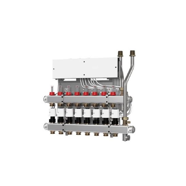 Rozdzielacz SGC, 10 connections, ICON controller 230V, flow meter, zone valve