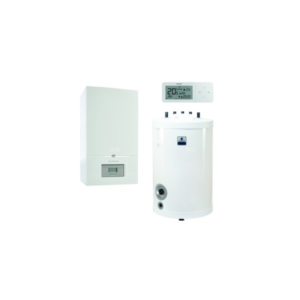 Pakiet - Kocioł gazowy jednofunkcyjny DE DIETRICH Inidens 24 kondensacyjny wiszący 6.3 - 26.1 kW + RegulatorAD247P + Zasobnik c.w.uSR100MG