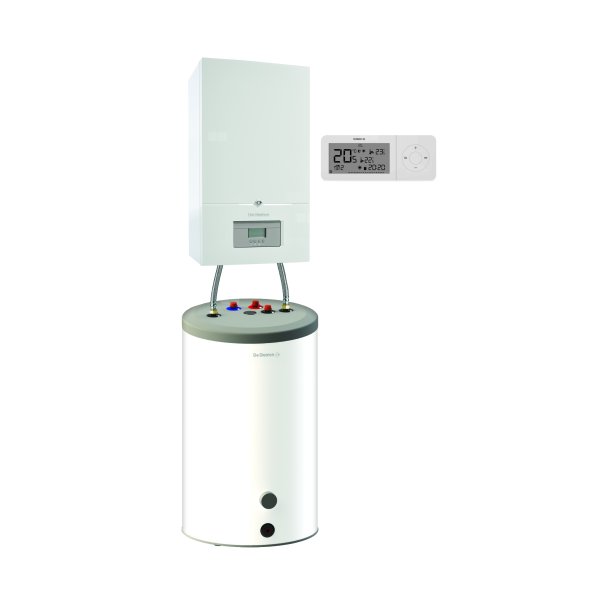 Pakiet - Kocioł gazowy jednofunkcyjny DE DIETRICH Inidens 24 kondensacyjny wiszący 6.3 - 26.1 kW + RegulatorAD247P + Zasobnik c.w.uSRNB100