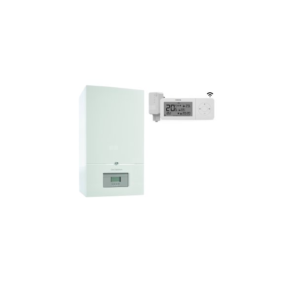 Pakiet - Kocioł gazowy dwufunkcyjny DE DIETRICH Inidens 20/24 MI kondensacyjny wiszący 5.2 - 21.8 kW + RegulatorAD248P