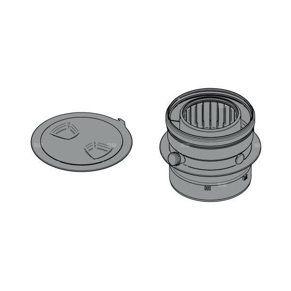 Adapter spalinowy 2x DN 150 na DN 100/150