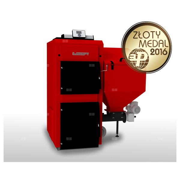Kocioł EKO-KWP V+ 17 kW sterowany elektron., podajnik z prawej strony