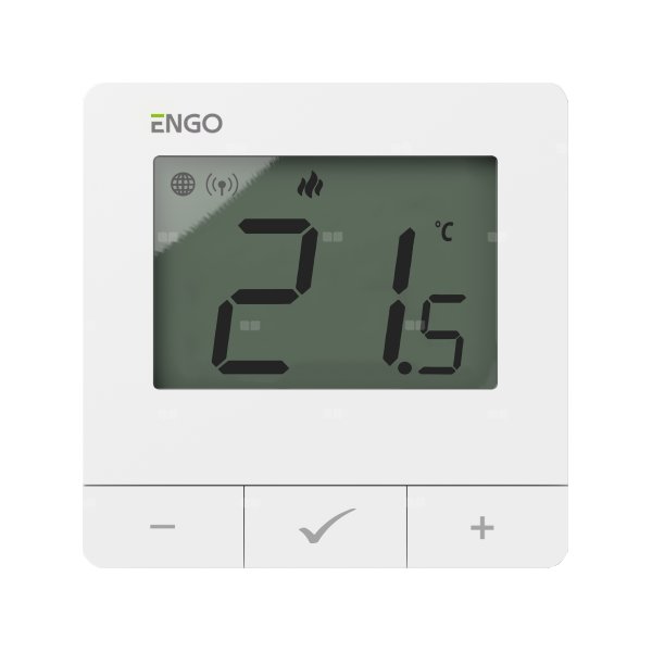 Regulator temperatury ENGO CONTROLS E25-230W Zigbee z wyświetlaczem, montaż natynkowy
