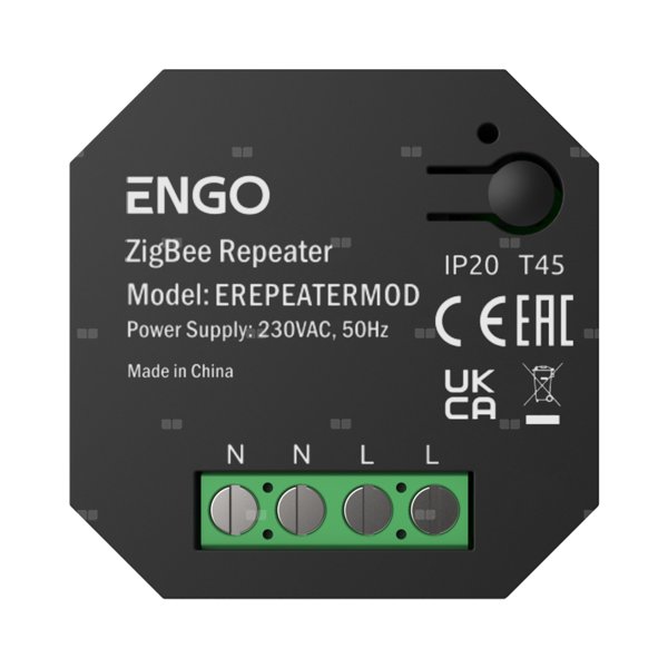 Repeater sieci ZigBee, podtynkowy (wzmacniacz sygnału), 230V