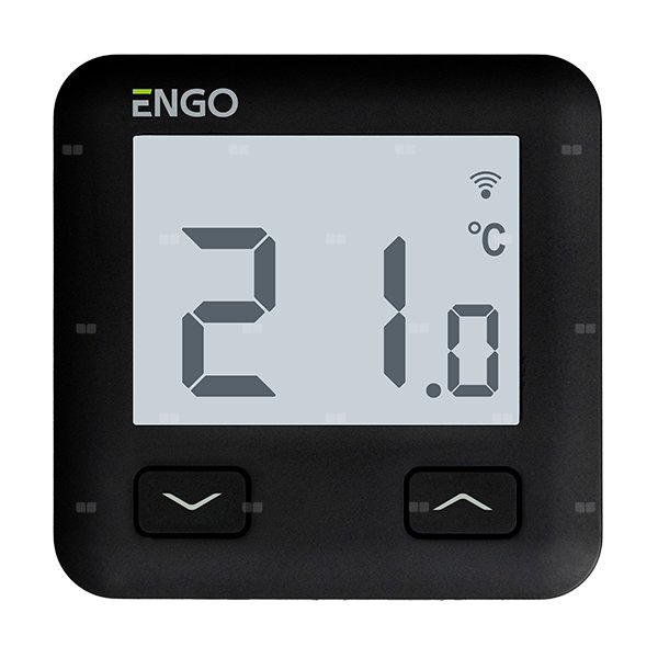 Termostat internetowy ENGO CONTROLS E10-B przewodowy 230v ac 50hz czarny z wyświetlaczem