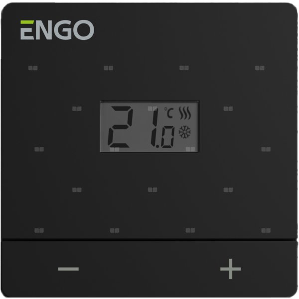 Termostat ENGO CONTROLS EASY-24B trój-/czteroprzewodowy zasilanie 24 v AC włącz/wyłącz 5-35'C 230 V 3 A
