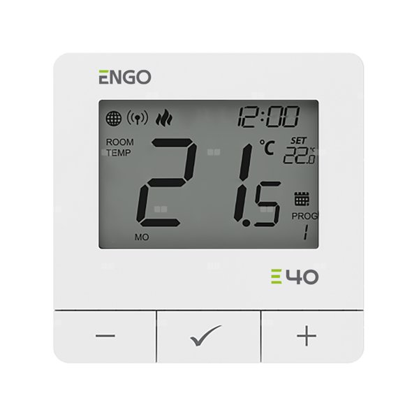 Programowany, Internetowy natynkowy regulator temperatury ZigBee/868MHz, 230V, biały