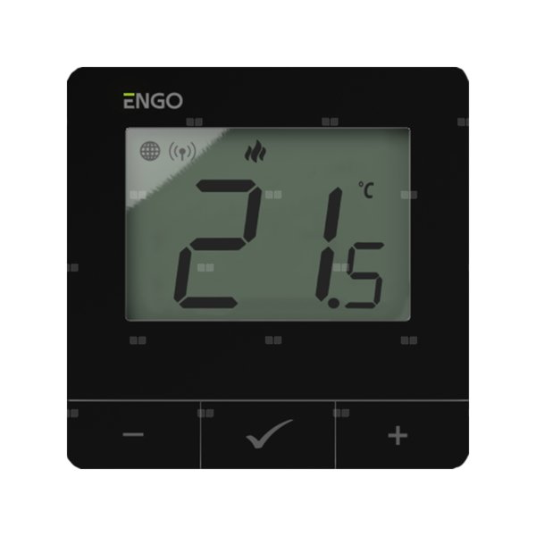 Regulator temperatury, 24V, czarny, Internetowy, natynkowy ZigBee/868MHz
