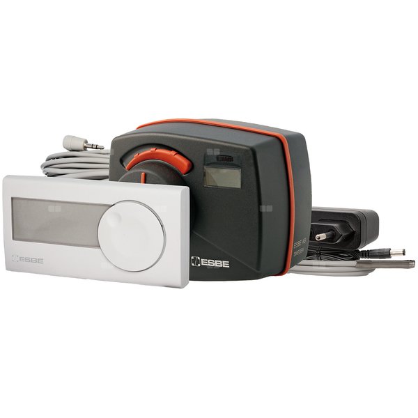 CRB211 sterownik 230V, moduł pokojowy z wyświetlaczem-kabel moment-6Nm